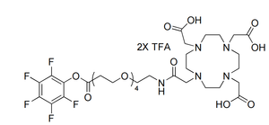 DOTA-tris(ácido)-amido-PEG4-TFP éster
