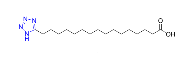 Ácido 16- (1H-tetrazol-5-il) hexadecanoico