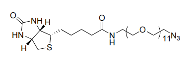 Partículas reversibles de bioconjugación Biotina-PEG11-CH2CH2N3